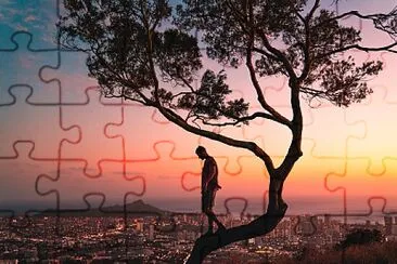 Meditação jigsaw puzzle