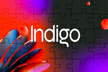 Indigo jigsaw puzzle