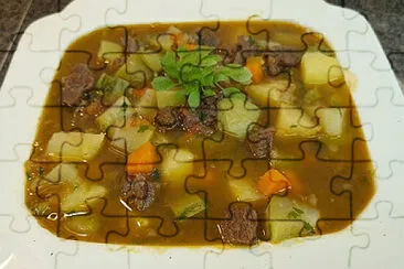 a jigsaw puzzle