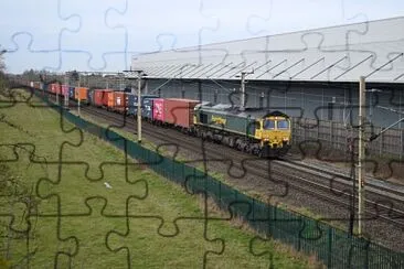 Freightliner 66 at DIRFT jigsaw puzzle