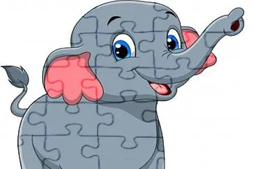 פאזל של elephant