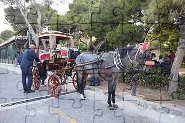 פאזל של Promenade en calèche Malte