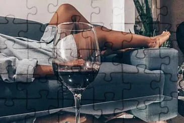 Copa de vino jigsaw puzzle