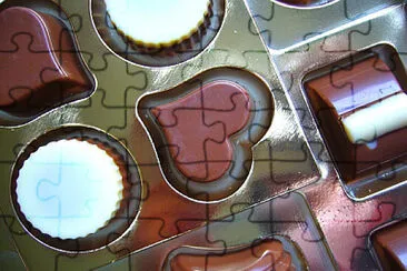 a jigsaw puzzle