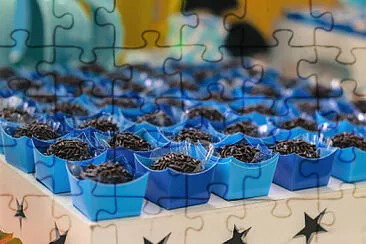 a jigsaw puzzle