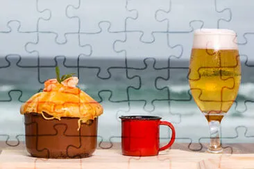 a jigsaw puzzle