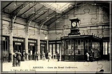 פאזל של Gare d 'Amiens autrefois