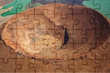 Crater jigsaw puzzle