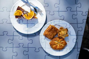 a jigsaw puzzle