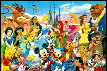 personnage Disney jigsaw puzzle