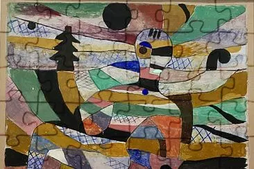 פאזל של Paul Klee Eveil