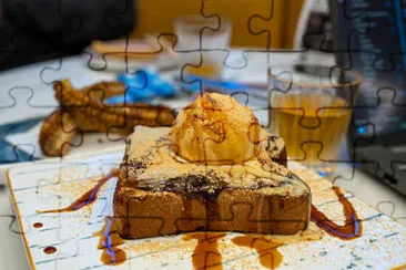 a jigsaw puzzle