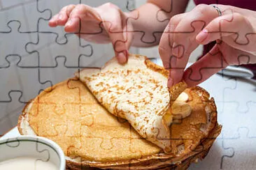 a jigsaw puzzle