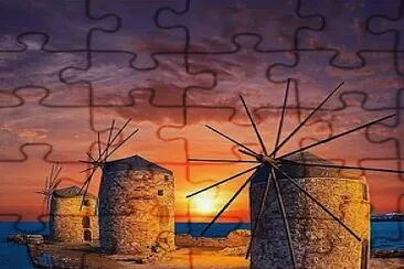 Molinos de viento-Quios(Grecia) jigsaw puzzle