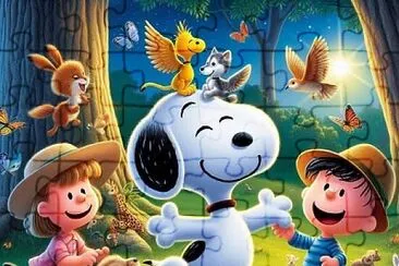 464- SNOOPY EN EL BOSQUE