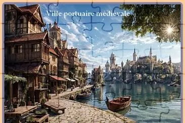 Ville portuaire médiévale