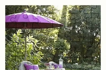 Relax on Violet Outdoor Furniture jigsaw puzzle