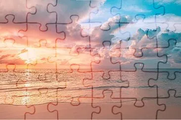 Sunset Rosado jigsaw puzzle