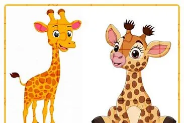 Dessin girafes jigsaw puzzle