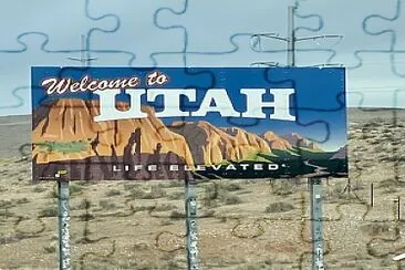 Welcome to Utah sing jigsaw puzzle