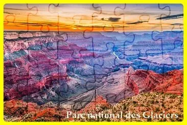 פאזל של Parc national des Glaciers (Etats Unis)