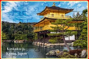 פאזל של Kinkaku-ji, Kyoto, Japon