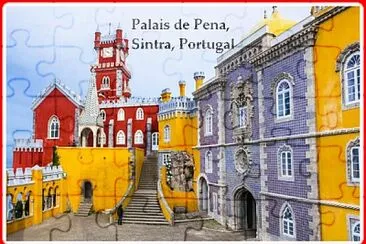 פאזל של Palais de Pena, Sintra, Portugal