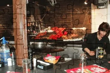 Parrillada en Mercado del Puerto