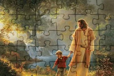 Menino e Deus jigsaw puzzle