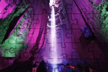 Ruby Falls Cave-Lookout Mountain Caverns jigsaw puzzle