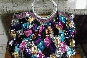 Colorful Sequin Purse