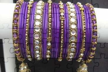 Dark Purple Bangles jigsaw puzzle