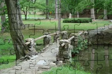 Bridge over Ponds jigsaw puzzle