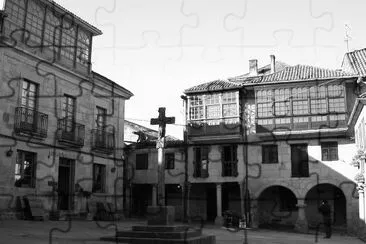 Plaza da lenha. Pontevedra. Galiza