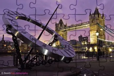 Sun Dial and Tower Bridge jigsaw puzzle