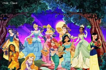 Halloween Princesses jigsaw puzzle