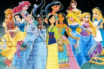 Princesses jigsaw puzzle