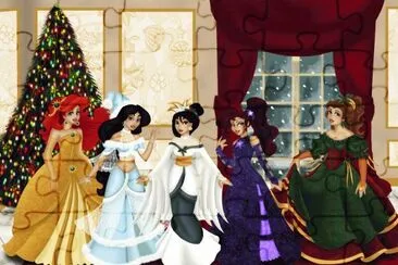 Christmas Princesses jigsaw puzzle