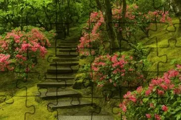 Jardin japones jigsaw puzzle