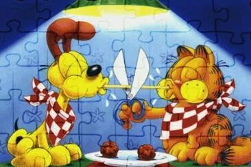 garfield y odie