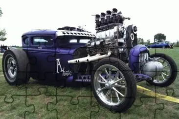 Purple People Eater Rat Rod