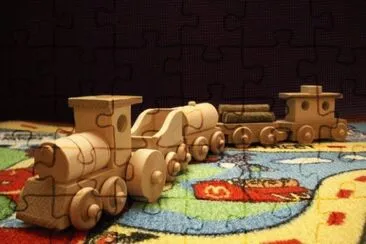 פאזל של Toy Train