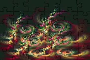 Fractal jigsaw puzzle