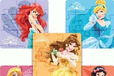 Ariel Cinderella Belle Aurora SnowWhite jigsaw puzzle