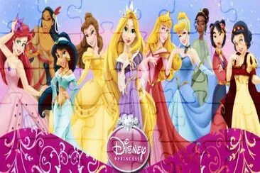 Princesses jigsaw puzzle