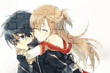 Kirito and Asuna 5