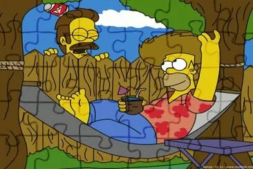 Homero y Flanders