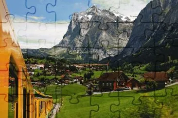 Villa en los Alpes Suizos jigsaw puzzle