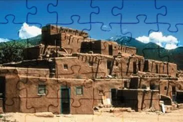 Taos Pueblo - New Mexico jigsaw puzzle