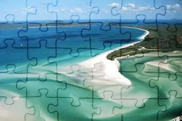 white haven beach - austrÃ¡lia jigsaw puzzle